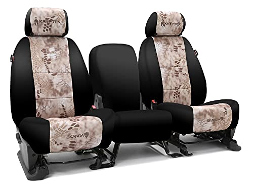 ShearComfort Custom Kryptek Neo-Supreme Seat Covers Compatible with Chevy Silverado (2020-2022) for 40/20/40 w/Non-Removable Headrests, Folddown Center Console and Center Underseat St... D377