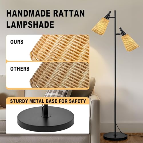 Gold Floor Lamp with Foot Switch Standing Lamp I842