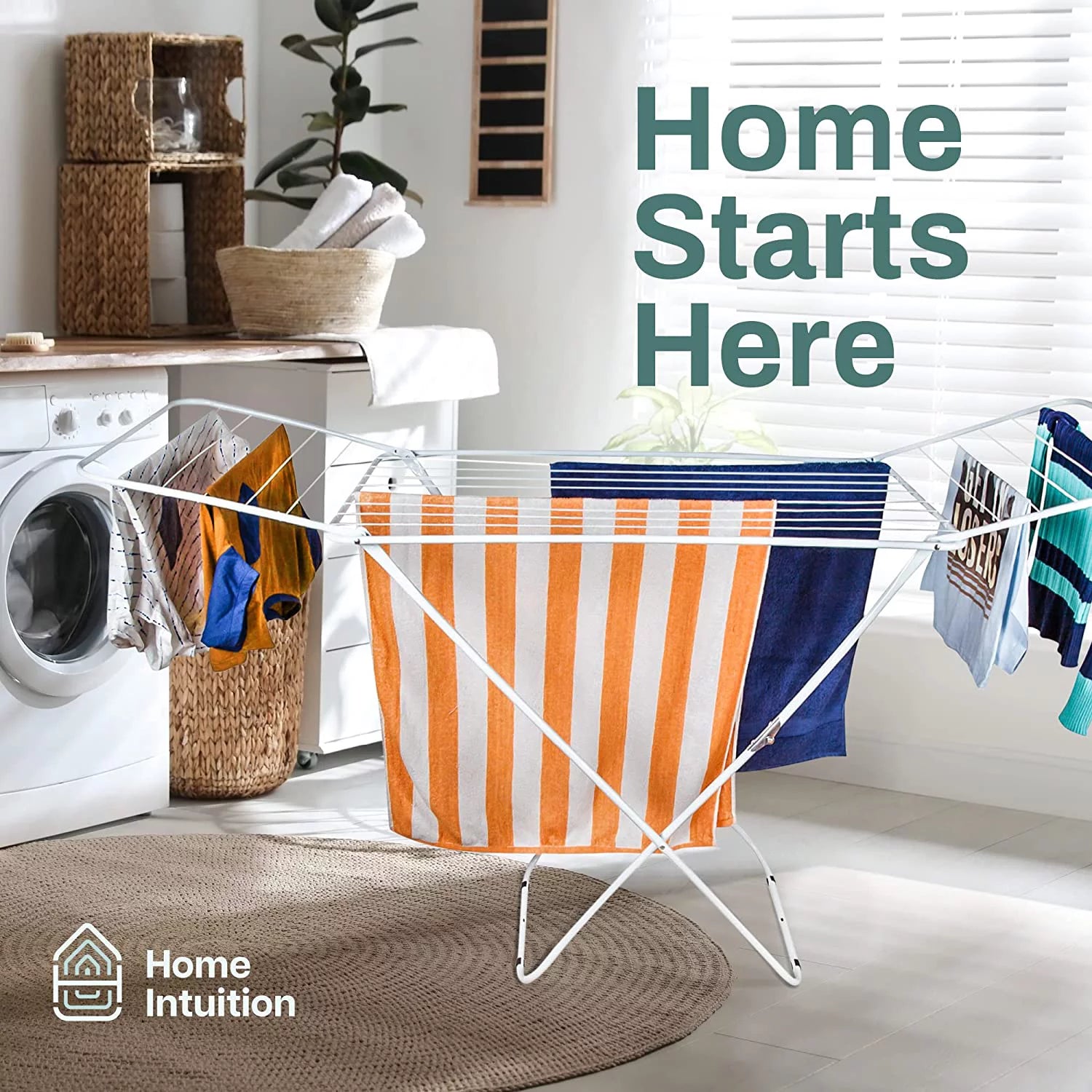 Foldable Clothes Drying Rack T8334