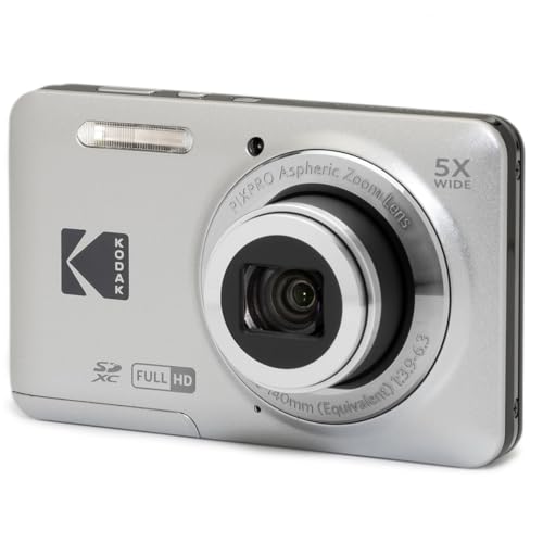 16MP Digital Camera 5X Optical Zoom 28mm Wide Angle 1080P Full HD Video 2.7" LCD (Blue) O299419