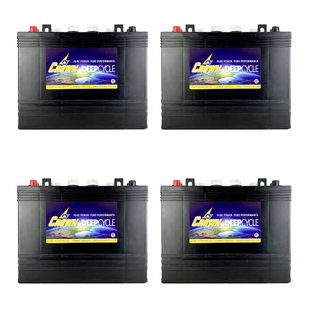 4 Pack 48V 12 Volt Golf Cart Batteries H226