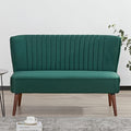 Velvet Gray Armless Accent Chair L47127