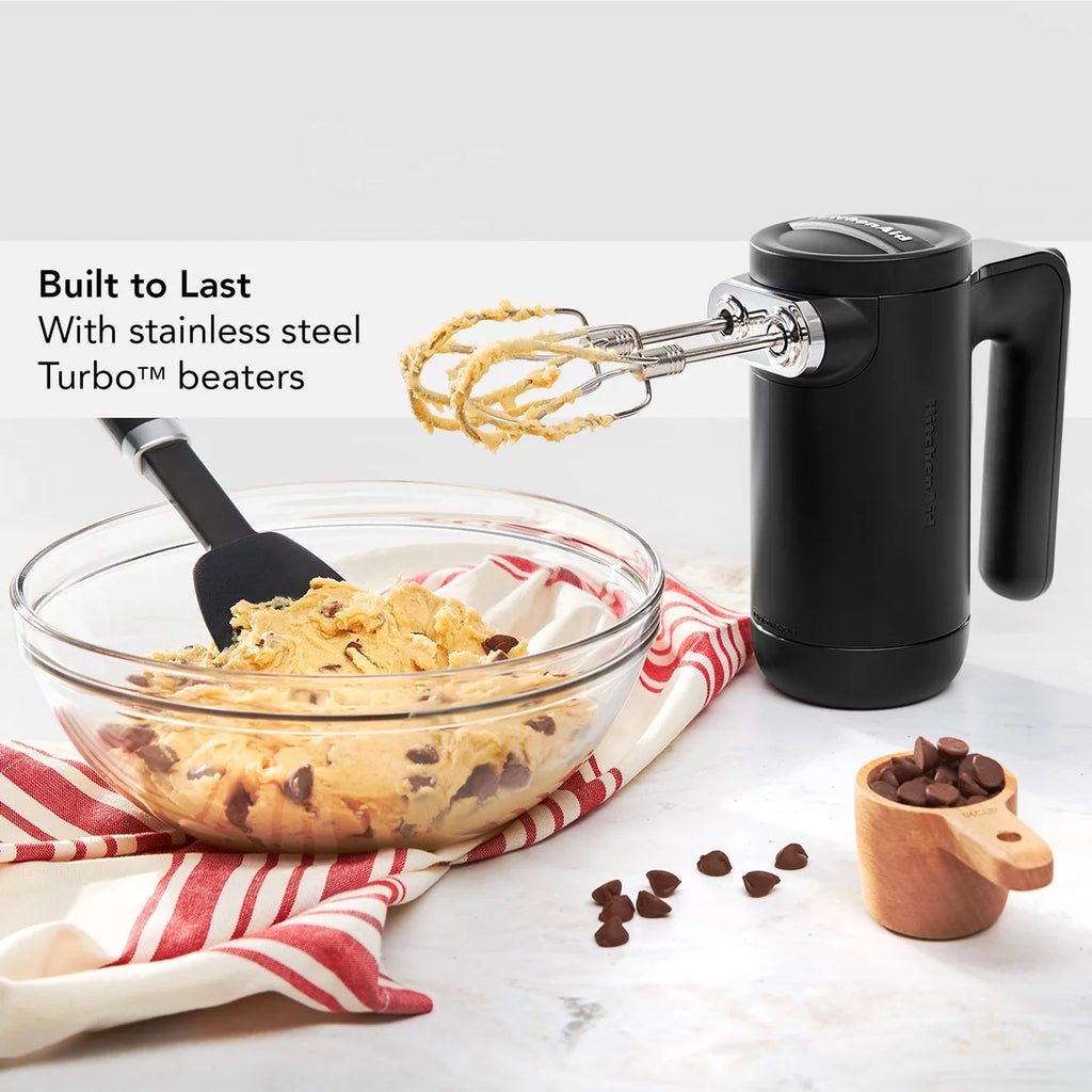 Black Matte Cordless Hand Mixer C98586