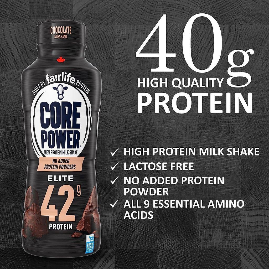 Chocolate Strawberry Vanilla High Protein Shakes 26 Grams 14 Oz. 6 pack P801019