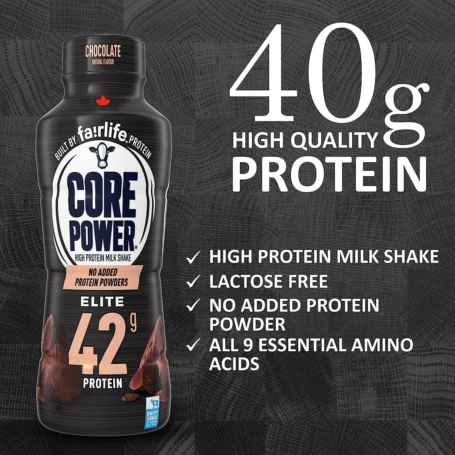 Chocolate Strawberry Vanilla High Protein Shakes 26 Grams 14 Oz. 6 pack P801019