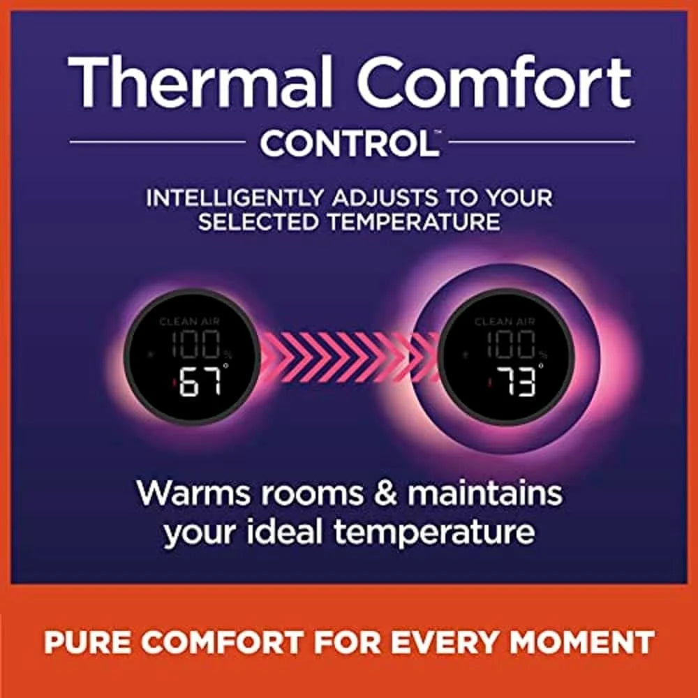 Open Box 3-in-1 Air Purifier Heater Fan HEPA Filter White X56738
