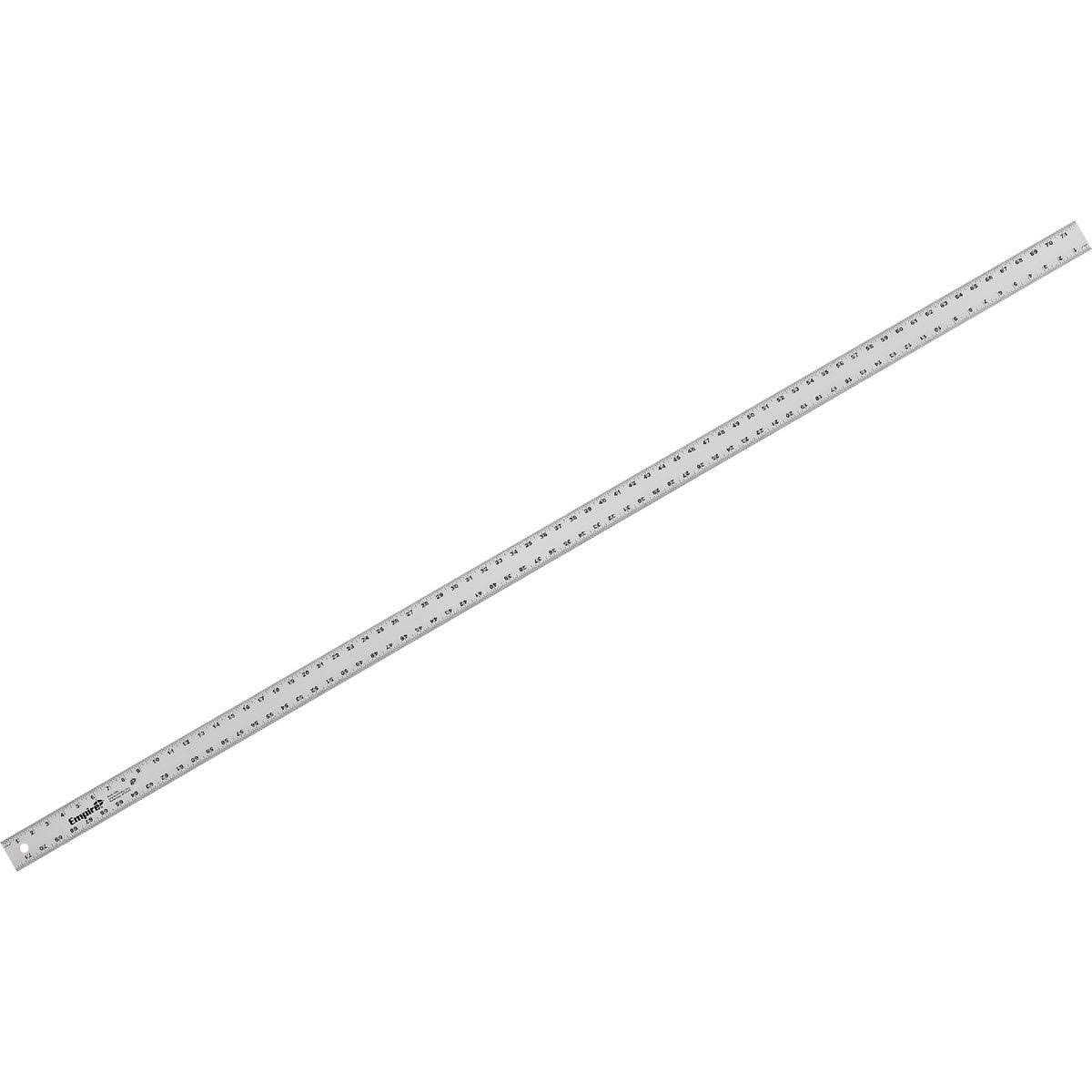 72 in. Aluminum Straight Edge Ruler S25249
