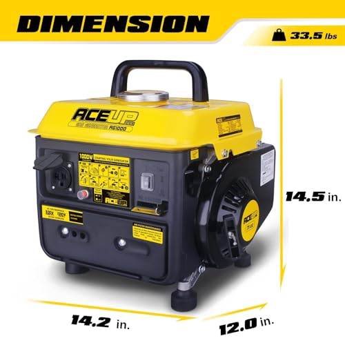 1,200W Gas-Powered Portable Generator P80438
