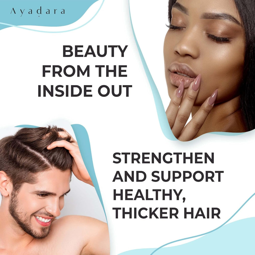 Hair Skin and Nails Vitamins 60 Capsules with Biotin G599