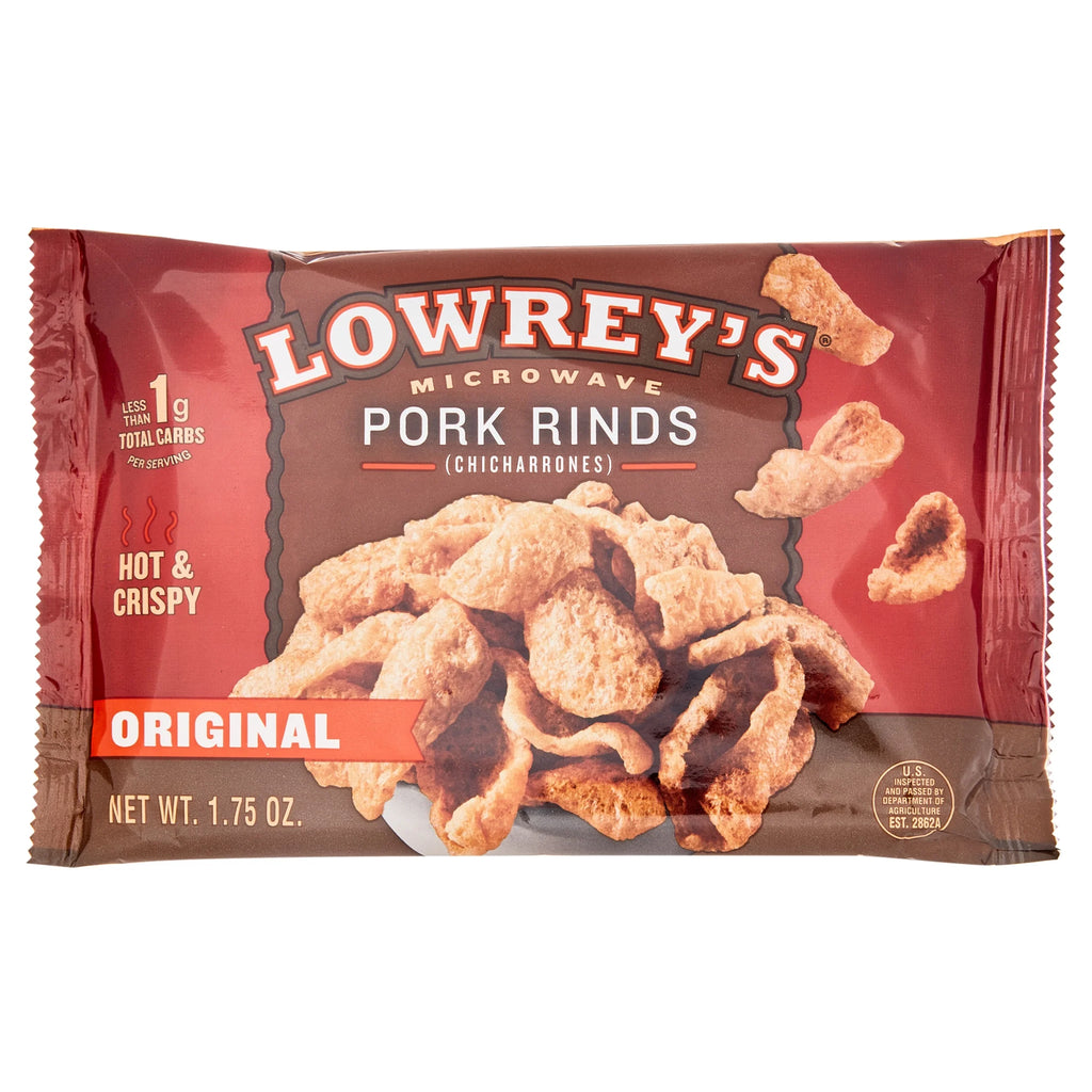 Bacon Curls Microwave Pork Rinds, Original, 1.75 Ounce (Pack of 18) F8240