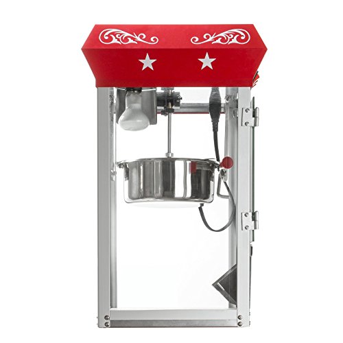 Black 8-Ounce Popcorn Machine L851