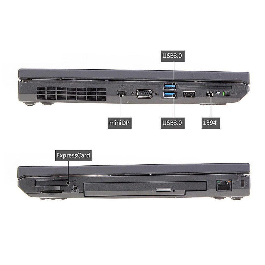 Used Lenovo ThinkPad T530 2.9GHz i7 4GB 320GB DRW Windows 10 Pro 64 Laptop with Camera D660