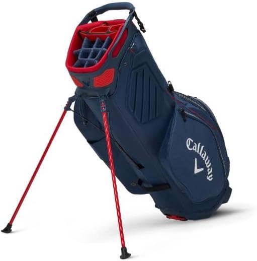 Navy Red Large Stand Bag V974
