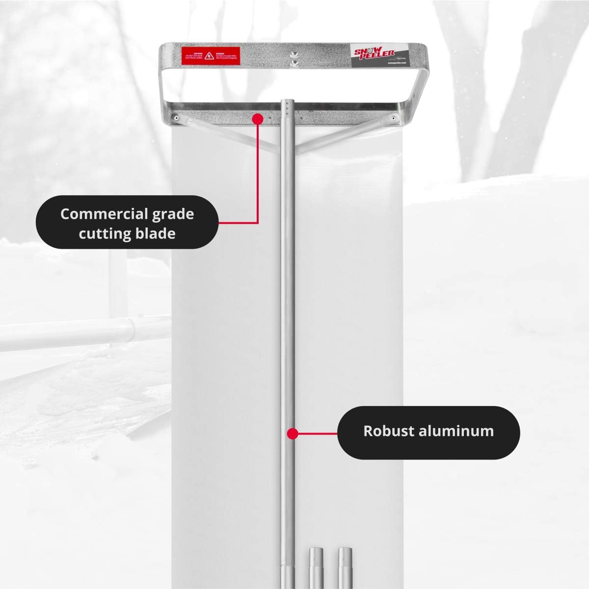 20 ft. Reach Aluminium Roof Snow Removal Tool C37409