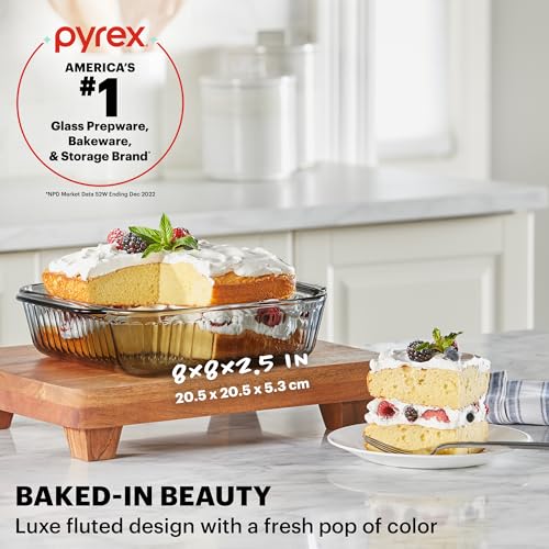 Smoke Glass Baking Dish with Lid O286365