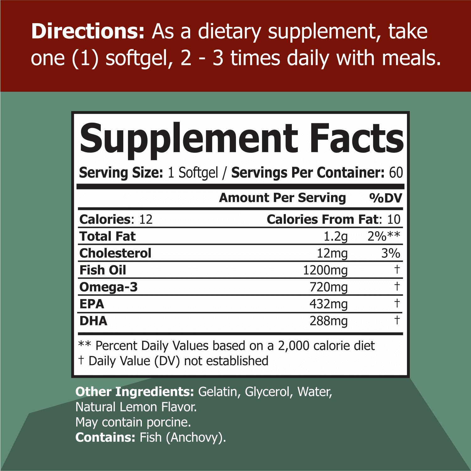 Omega 3 Fish Oil Q7758