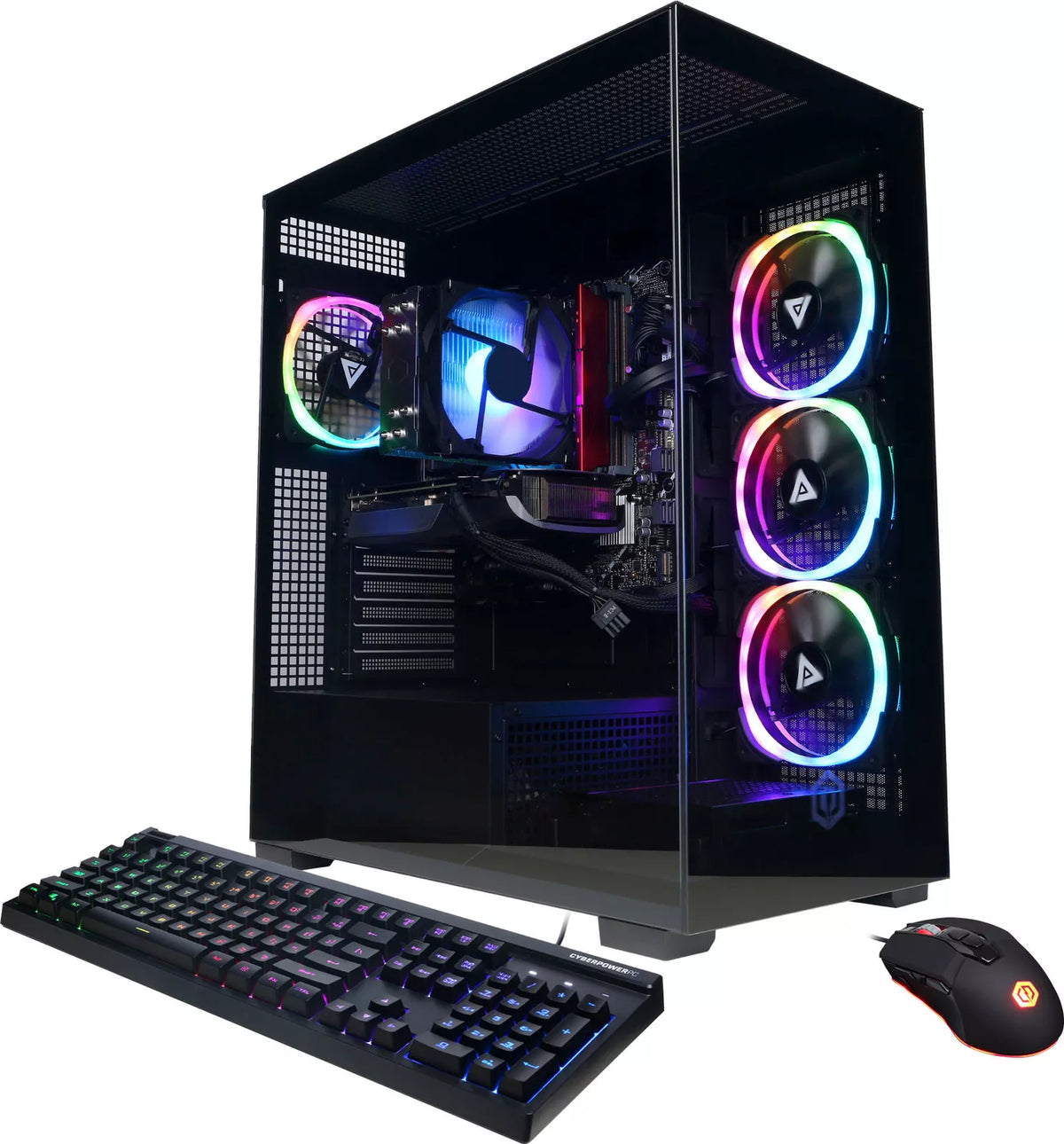 Gaming Desktop Intel Core i7-14700F 16GB Memory NVIDIA GeForce RTX 4060 Ti 8GB 2TB SSD Black B6811
