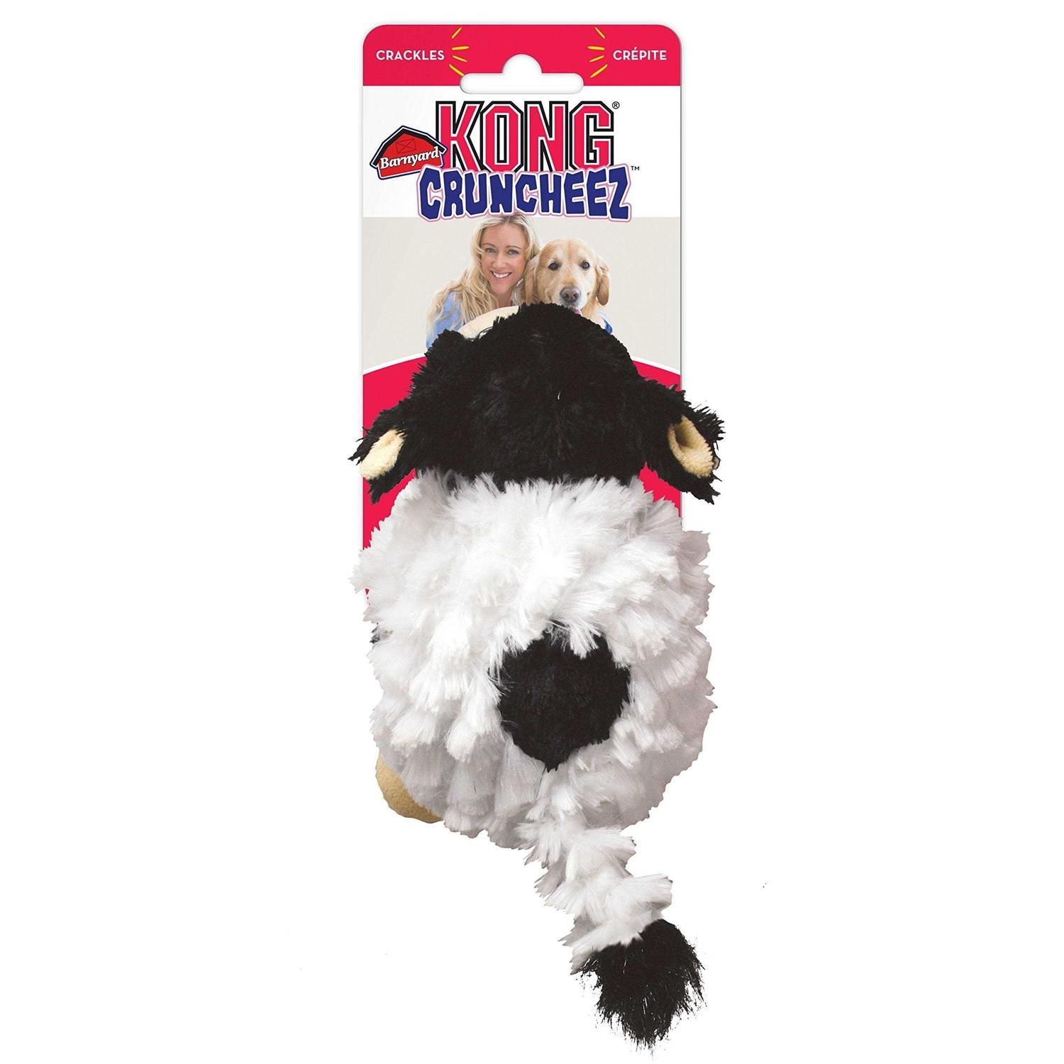 Barnyard Cruncheez Cow Dog Toy R24468