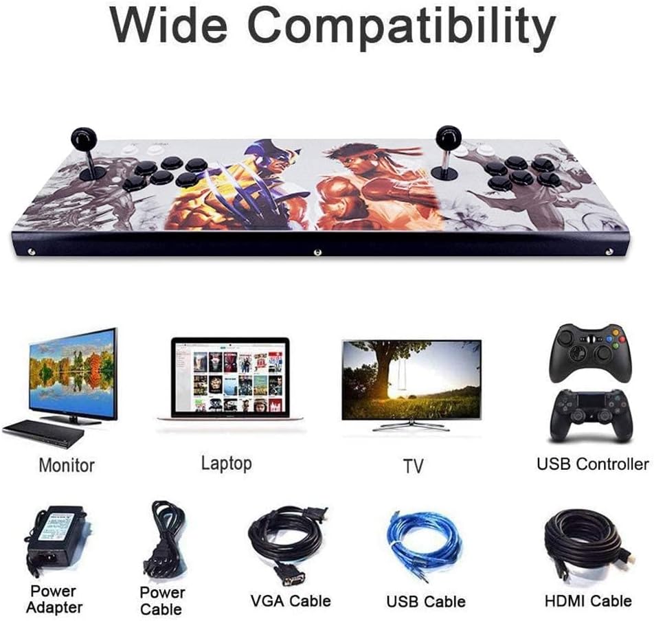 Arcade Game Console 1080P 8000 in 1 2 Players I9346