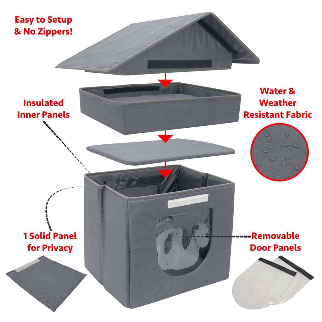 Outdoor Cat House P695