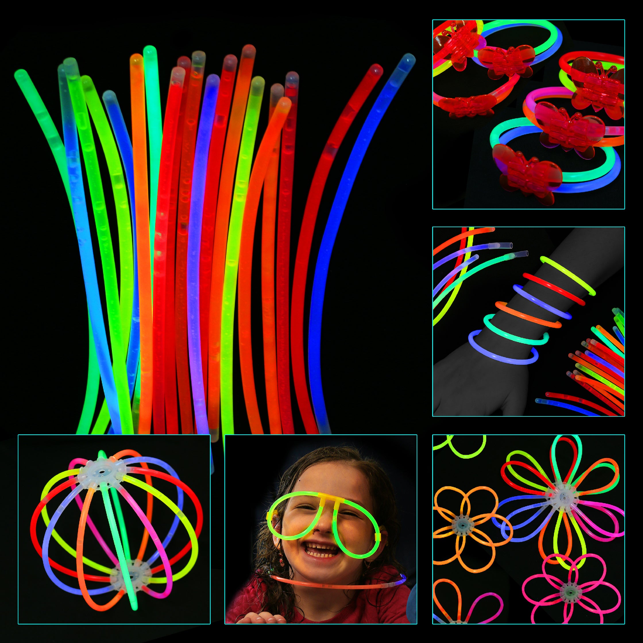 Pack of 567 Glow Sticks D230