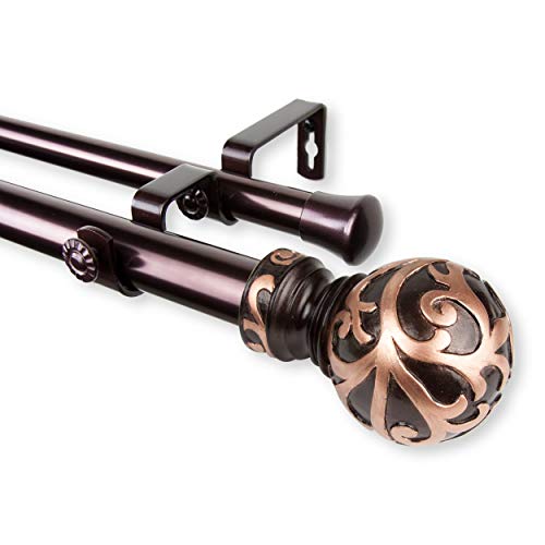 1" Gold Double Curtain Rod Q4588