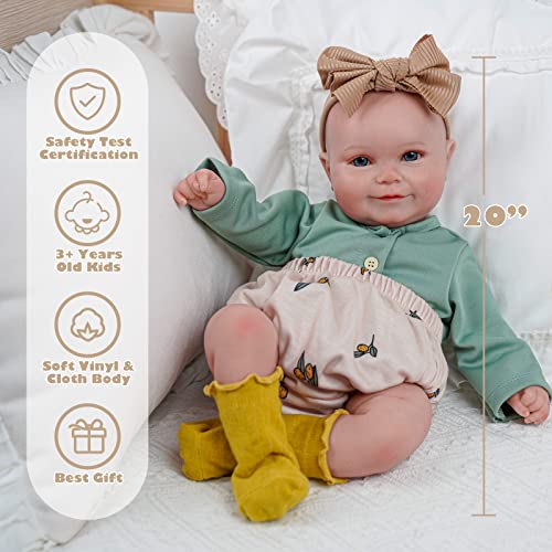 20 Inch Soft Vinyl Realistic Reborn Baby Doll I79210