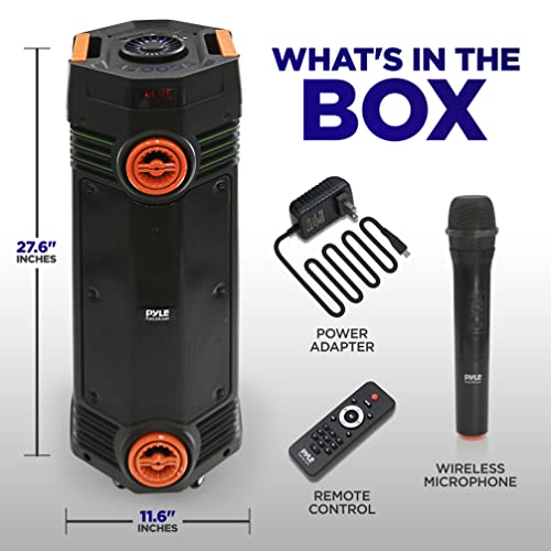 300W Dual 6.5” Rechargeable Bluetooth PA Speaker N486244