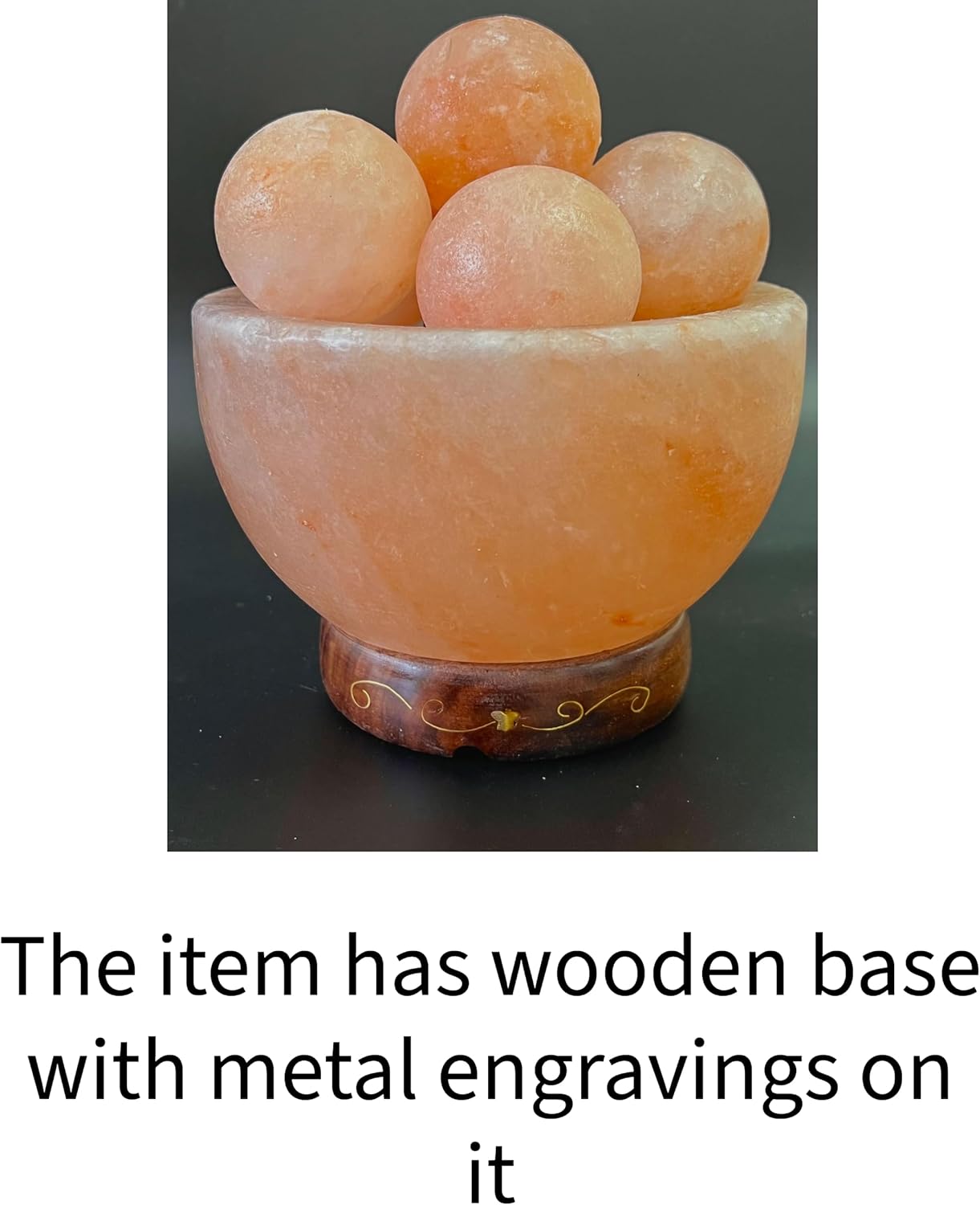 6 inches 8 lbs. Himalayan Salt Lamp with Dimmer Switch and Extra Bulb Q723745