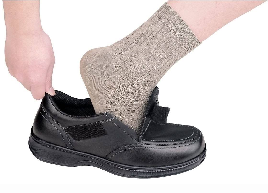 Black Leather Men's Shoes X372