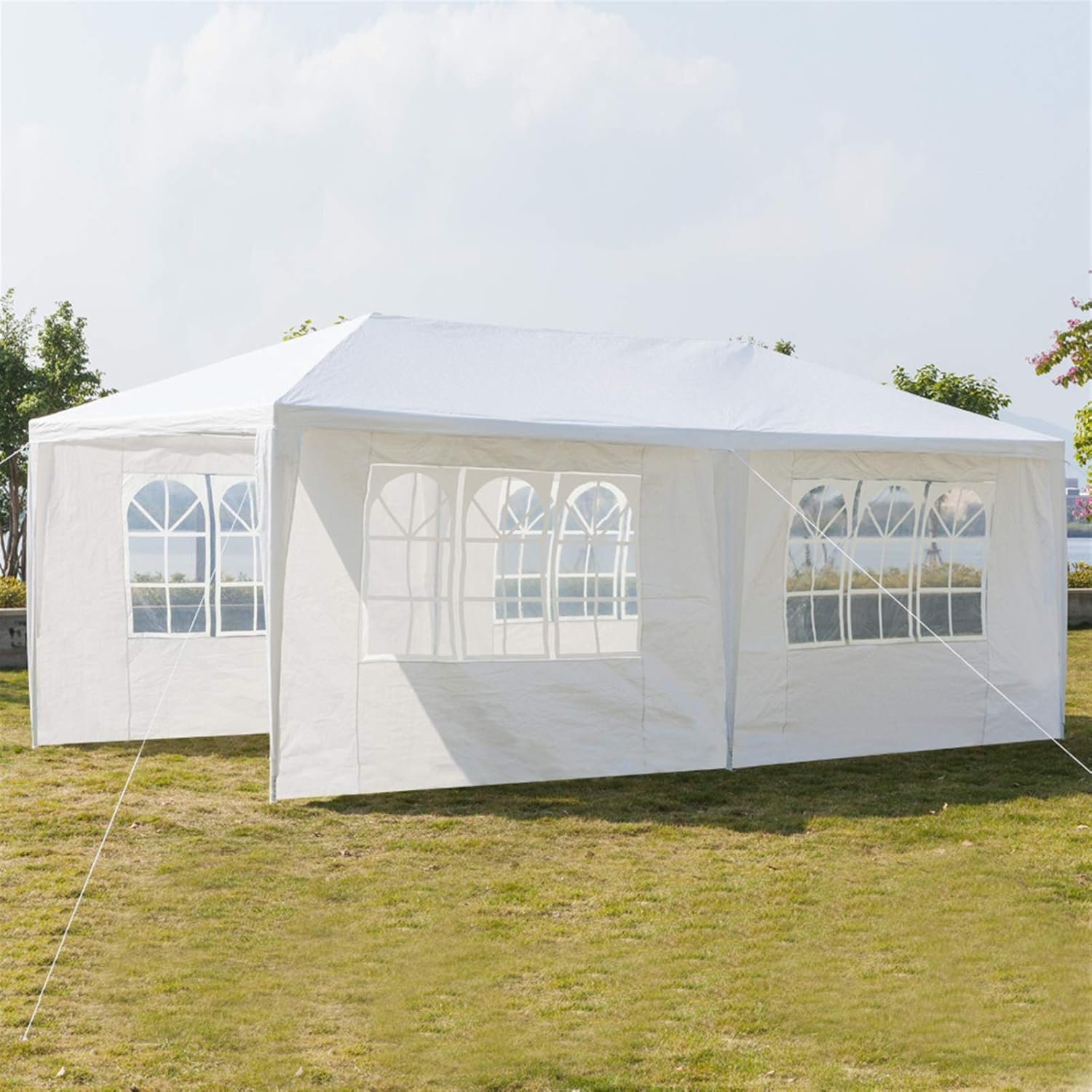 10'x20' Outdoor Canopy Tent with Sidewalls E46600