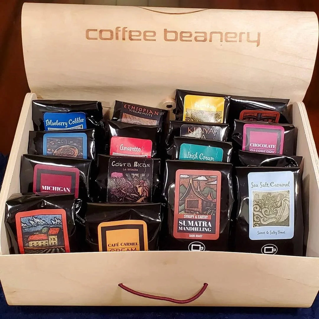 12 One Samples Gourmet Coffee Gift Basket S1302