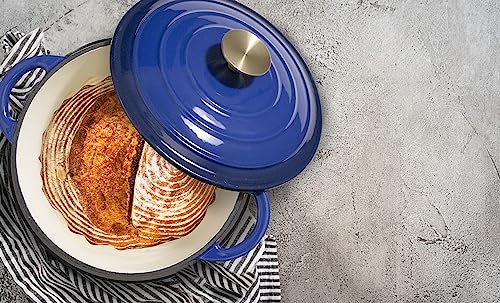 Red Enamel 5qt Cast Iron Dutch Oven T505