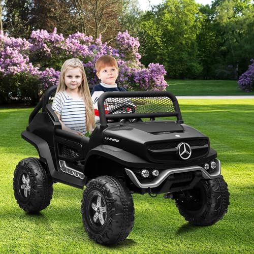 White 2 Seater 24V Battery Powered Ride On Truck W9215