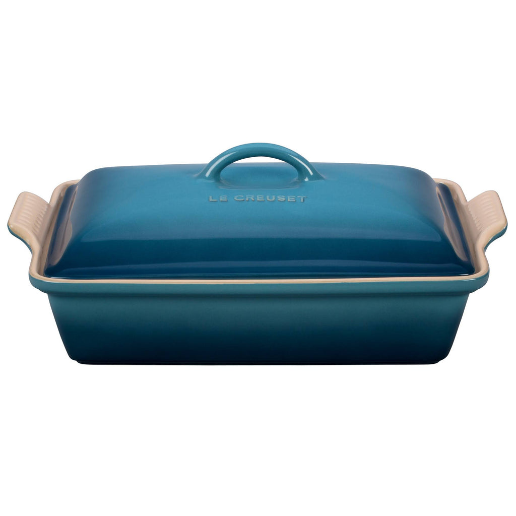 Heritage Stoneware Covered Rectangular Casserole, 4-Quart Z7009