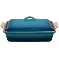 Heritage Stoneware Covered Rectangular Casserole, 4-Quart Z7009