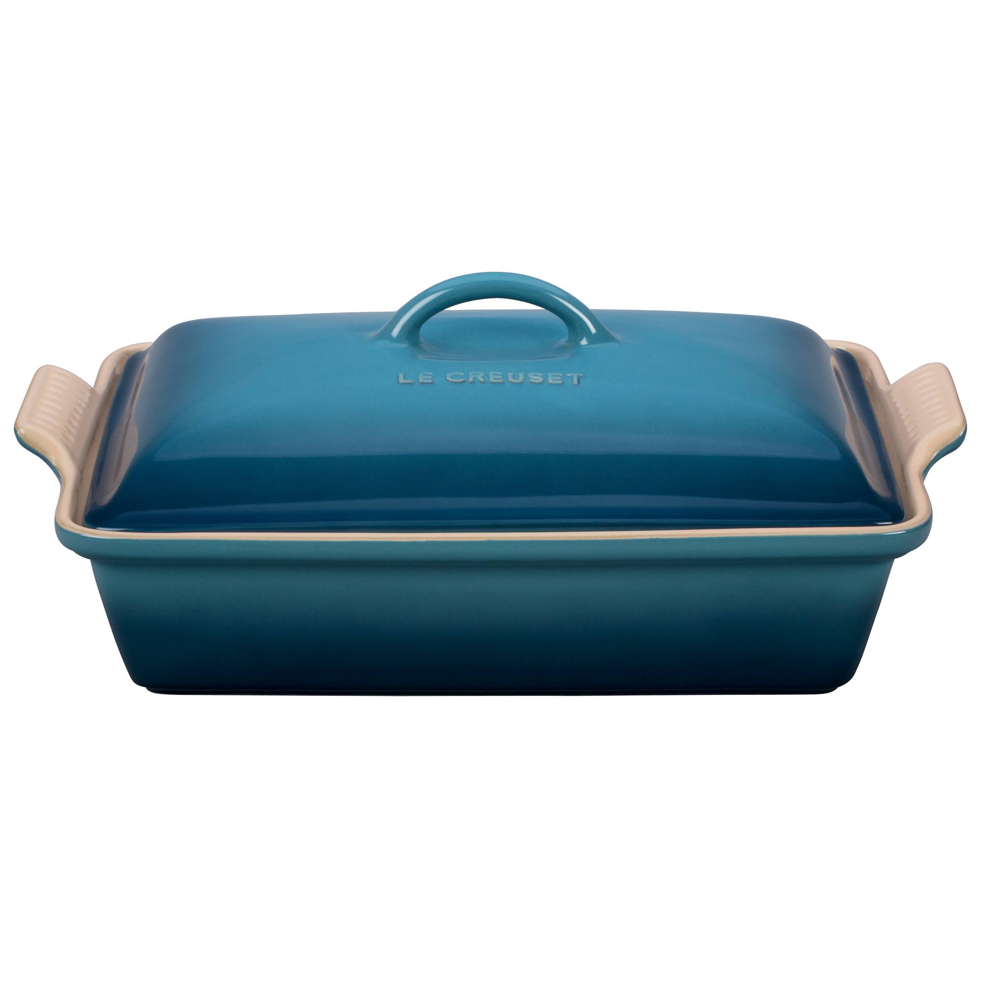 Heritage Stoneware Covered Rectangular Casserole, 4-Quart Z7009