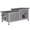 2-Room Outdoor Cat House C484164