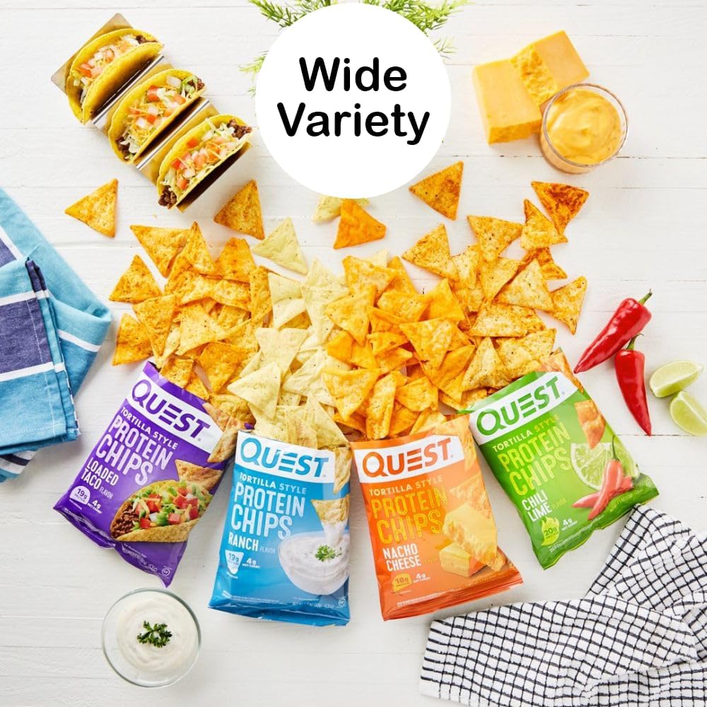 Protein Chips Variety Pack, Assorted Flavors, 6 Pack, 1.1 Ounce P39333