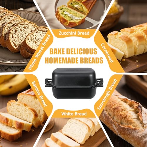 Cast Iron Loaf Pan with Lid R8741