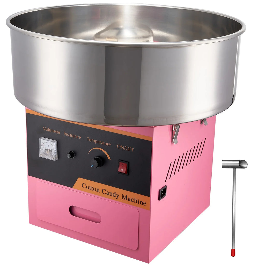 Pink 21 Inch Stainless Steel Cotton Candy Machine V689529