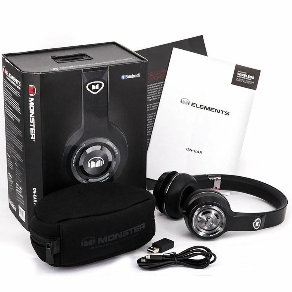 Black Slate On-Ear Wireless Bluetooth Headphones K4341