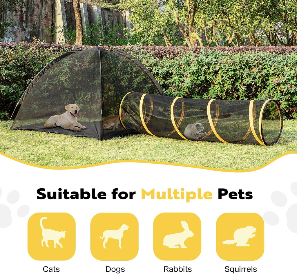 Outdoor Cat Enclosures Portable Catio with Cat Tent P93844