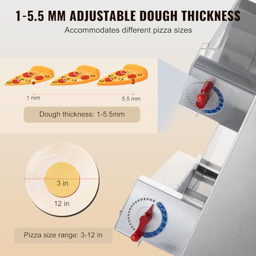 Stainless Steel Automatic Commercial Pizza Dough Roller Sheeter Q3033