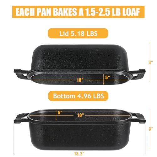 Cast Iron Loaf Pan with Lid R8741