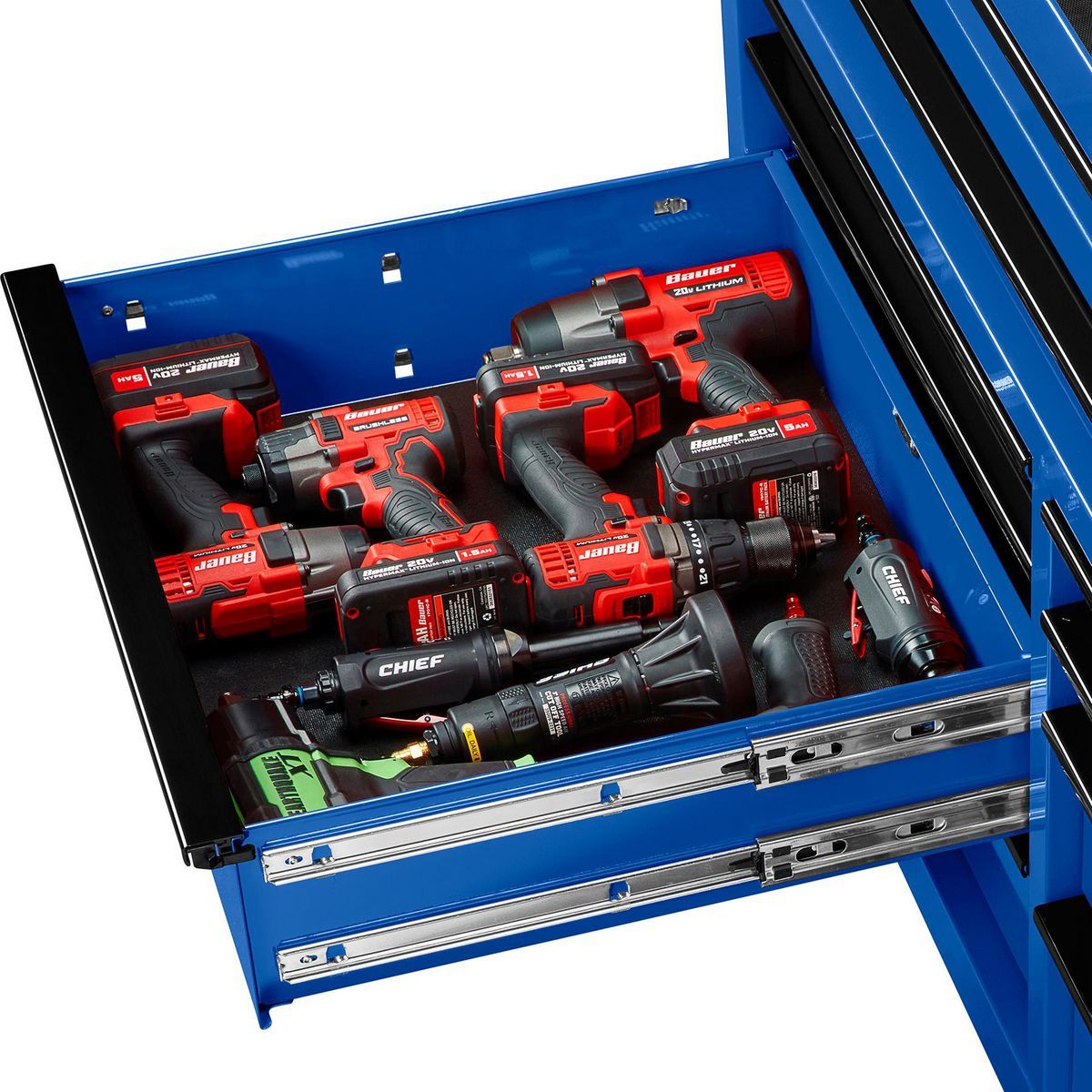 42 in. x 22 in. Blue Roll Cab V179
