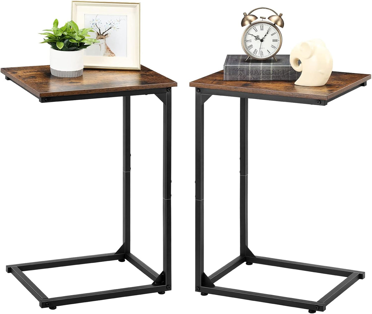 C Shaped Side Table Set of 2 Z55389