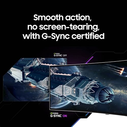 49" Curved OLED Gaming Monitor, 240Hz, 0.03ms, Height Adjustable Stand T723