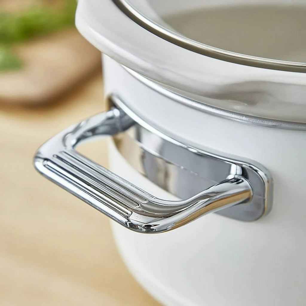 3.7 qt White Slow Cooker B366