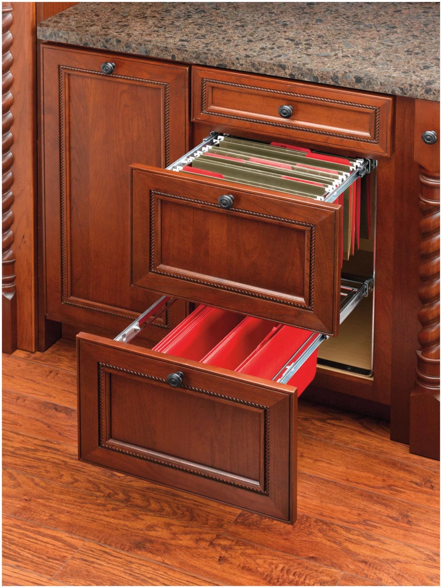 2 14.5" Tier Base Cabinet File Drawer Organizer System X717180
